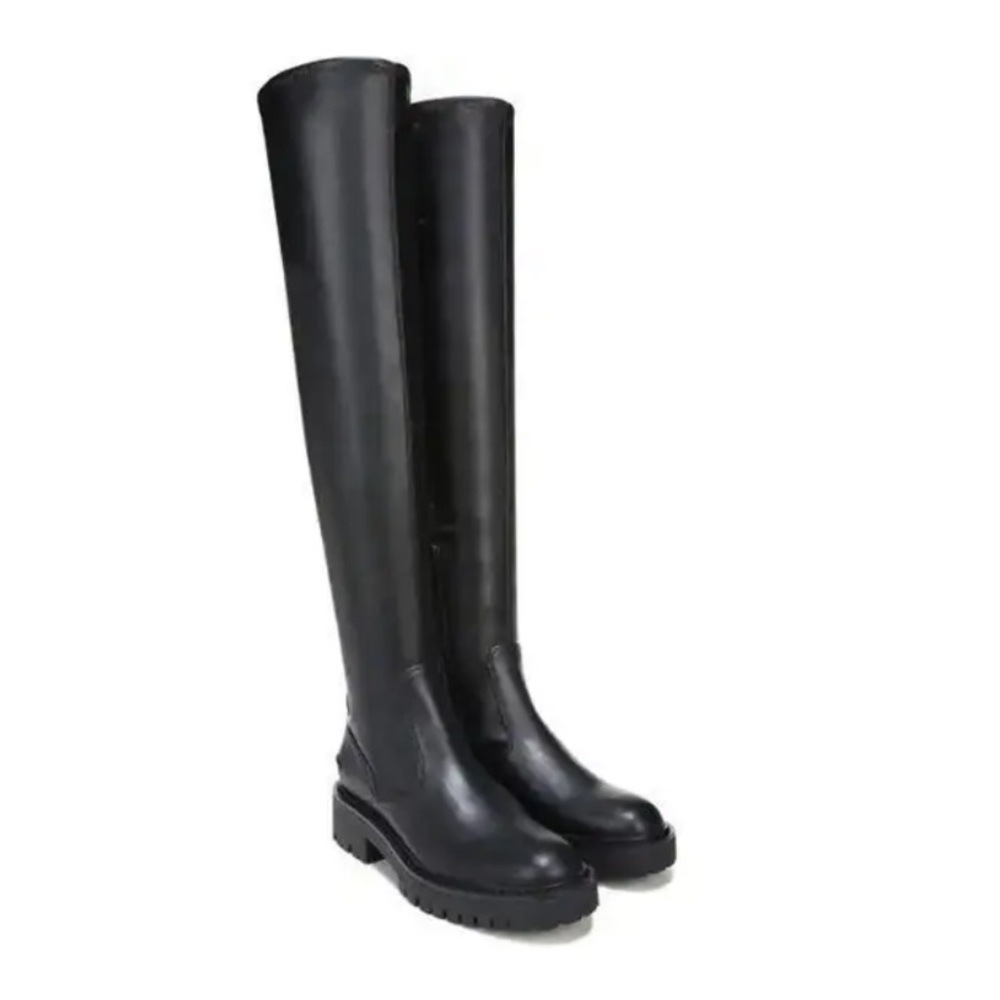 Franco Sarto Faux Leather Over the Knee Boots Size 9 Medium